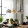 Ripoll Lampadario a sospensione, Lampada a sfera, Lampada a sospensione Ambrato, Chiaro, Grigio fumo, 3-Luci