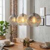 Ripoll Lampadario a sospensione, Lampada a sfera, Lampada a sospensione Ambrato, Chiaro, Grigio fumo, 3-Luci