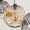 Ripoll Lampadario a sospensione, Lampada a sfera, Lampada a sospensione Ambrato, Chiaro, Grigio fumo, 3-Luci