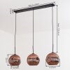 Ripoll Lampadario a sospensione, Lampada a sfera, Lampada a sospensione Ramato, 3-Luci