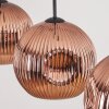 Ripoll Lampadario a sospensione, Lampada a sfera, Lampada a sospensione Ramato, 3-Luci