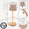 Salgadinho Lampada da tavolo per esterno, Lampada da tavolo LED Écru, 1-Luce