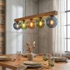 Gastor Lampadario a sospensione, Lampada a sfera, Lampada a sospensione Écru, Nero, 5-Luci