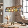 Gastor Lampadario a sospensione, Lampada a sfera, Lampada a sospensione Écru, Nero, 5-Luci