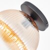 Koyoto Plafoniera, Lampada a sfera 30 cm Ambrato, Chiaro, 1-Luce