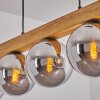 Gastor Lampadario a sospensione, Lampada a sfera, Lampada a sospensione Écru, Nero, 5-Luci