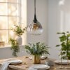 Rafel Lampadario a sospensione, Lampada a sospensione Nero, 1-Luce