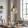 Rafel Lampadario a sospensione, Lampada a sospensione Nero, 1-Luce