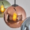 Koyoto Lampadario a sospensione, Lampada a sfera, Lampada a sospensione Blu, Verde, Ramato, 3-Luci