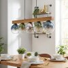 Gastor Lampadario a sospensione, Lampada a sfera, Lampada a sospensione Écru, Nero, 5-Luci