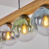 Gastor Lampadario a sospensione, Lampada a sfera, Lampada a sospensione Écru, Nero, 5-Luci