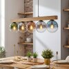 Gastor Lampadario a sospensione, Lampada a sfera, Lampada a sospensione Écru, Nero, 5-Luci