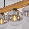 Gastor Lampadario a sospensione, Lampada a sfera, Lampada a sospensione Écru, Nero, 5-Luci