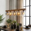 Gastor Lampadario a sospensione, Lampada a sfera, Lampada a sospensione Écru, Nero, 5-Luci