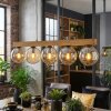 Gastor Lampadario a sospensione, Lampada a sfera, Lampada a sospensione Écru, Nero, 5-Luci