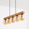 Gastor Lampadario a sospensione, Lampada a sfera, Lampada a sospensione Écru, Nero, 5-Luci