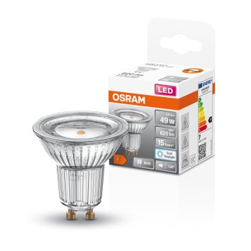 Illuminazione Osram GU10 LED 6.9 Watt bianco luce diurna 620 Lumen