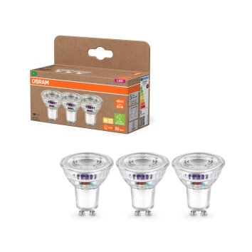 Illuminazione Osram GU10 2.5 Watt bianco caldo 450 Lumen