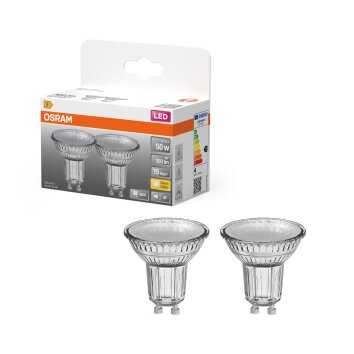 Illuminazione Osram GU10 LED 4.3 Watt bianco caldo 350 Lumen