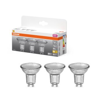 Illuminazione Osram GU10 LED 4.3 Watt bianco caldo 350 Lumen