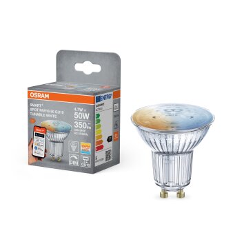 Illuminazione Osram GU10 LED 5 Watt bianco caldo dimmerabile 350 Lumen