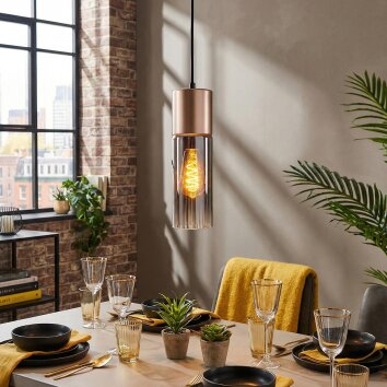 Dulcita Lampadario a sospensione, Lampada a sospensione Marrone, 1-Luce