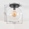 Koyoto Plafoniera, Lampada a sfera 30 cm Chiaro, 1-Luce