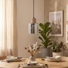 Mador Lampadario a sospensione, Lampada a sospensione Écru, Nero, 1-Luce