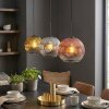 Ripoll Lampadario a sospensione, Lampada a sfera, Lampada a sospensione Cromo, Oro, Chiaro, Ramato, Grigio fumo, 3-Luci