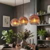 Ripoll Lampadario a sospensione, Lampada a sfera, Lampada a sospensione Chiaro, Ramato, 3-Luci