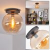 Koyoto Plafoniera, Lampada a sfera 30 cm Ambrato, 1-Luce