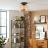 Koyoto Plafoniera, Lampada a sfera 30 cm Ambrato, 1-Luce