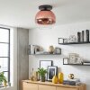 Koyoto Plafoniera, Lampada a sfera 30 cm Chiaro, Ramato, 1-Luce