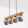 Gastor Lampadario a sospensione, Lampada a sfera, Lampada a sospensione Écru, Nero, 4-Luci