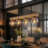 Gastor Lampadario a sospensione, Lampada a sfera, Lampada a sospensione Écru, Nero, 4-Luci