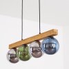 Gastor Lampadario a sospensione, Lampada a sfera, Lampada a sospensione Écru, Nero, 4-Luci