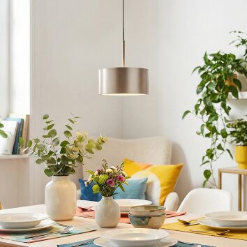 Falor Lampadario a sospensione, Lampada a sospensione LED Champagne, 1-Luce