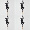 Evelis Lampadario a sospensione, Lampada a sospensione Oro, Nero, 1-Luce