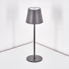 Salgadinho Lampada da tavolo per esterno, Lampada da tavolo LED Grigio, 1-Luce