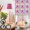 Salgadinho Lampada da tavolo per esterno, Lampada da tavolo LED Fucsia, 1-Luce