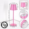 Salgadinho Lampada da tavolo per esterno, Lampada da tavolo LED Fucsia, 1-Luce