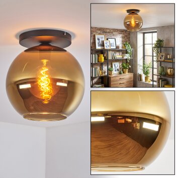 Koyoto Plafoniera, Lampada a sfera 30 cm Oro, 1-Luce