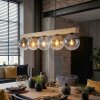 Gastor Lampadario a sospensione, Lampada a sfera, Lampada a sospensione Écru, Nero, 5-Luci