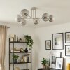 Gastor Plafoniera, Lampada a sfera Sabbia, 6-Luci