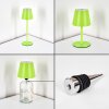 Salgadinho Lampada da tavolo per esterno, Lampada da tavolo LED Verde, 1-Luce