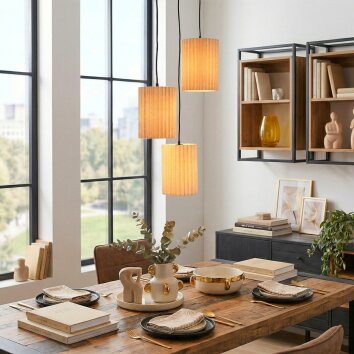 Deran Lampadario a sospensione, Lampada a sospensione, Lampada a sospensione a cluster Nero, 3-Luci