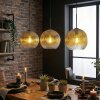 Ripoll Lampadario a sospensione, Lampada a sfera, Lampada a sospensione Oro, Chiaro, 3-Luci