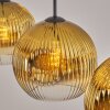 Ripoll Lampadario a sospensione, Lampada a sfera, Lampada a sospensione Oro, Chiaro, 3-Luci