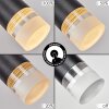 Molten Lampadario a sospensione, Lampada a sospensione LED Nero, 1-Luce
