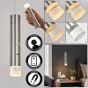 Molten Lampadario a sospensione, Lampada a sospensione LED Nichel opaco, 1-Luce
